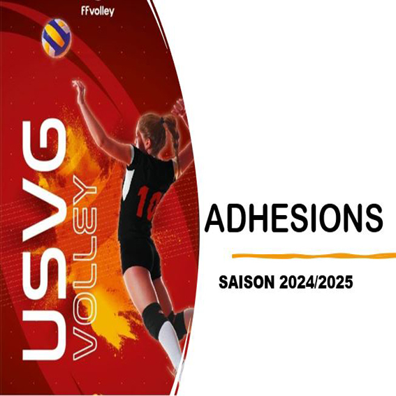 ADHESIONS POUR LA SAISON 2024/2025