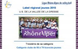 LABEL REGIONAL JEUNES 2010