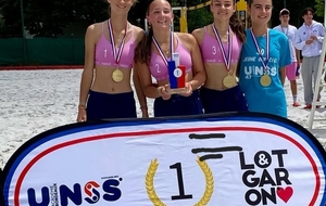 L'AS DES EAUX CLAIRES CHAMPIONNE DE FRANCE DE BEACH VOLLEY