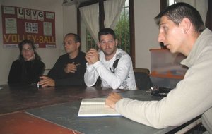 29/07/08 Réunion entraîneurs