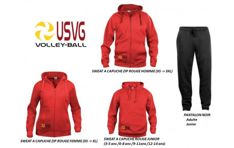 Remise des survêtements