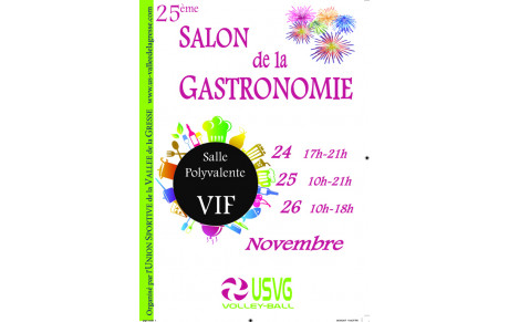 MISE A JOUR DES RUBRIQUES SALON DE LA GASTRONOMIE ET PARTENAIRES