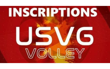 INSCRIPTIONS VOLLEY